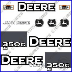 John Deere 350 G LC Decal Kit Excavator Equipment Decals 350g LC