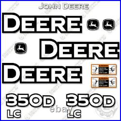 John Deere 350D LC Decal Kit Excavator Equipment Decals 350DLC