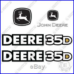 John Deere 35D Mini Excavator Decals Equipment Decals 35-D