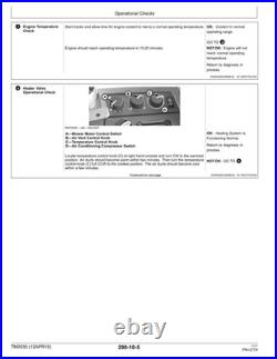 John Deere 35G Excavator Operation & Test Service Manual TM12891
