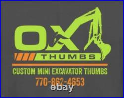 John Deere 35g 35d Hydraulic Mini Excavator Thumb Pin On Grapple Clamp Claw Kit