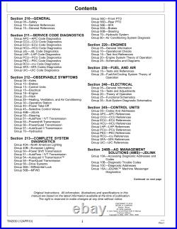 John Deere 450LC Excavator Parts Catalog Manual PC2609