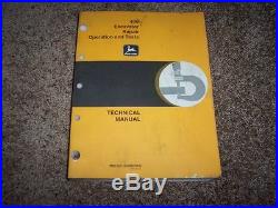 John Deere 490 Excavator Operation & Test Shop Repair Technical Manual TM1302