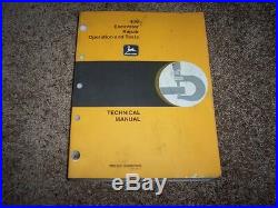 John Deere 490 Excavator Operation & Test Shop Repair Technical Manual TM1302