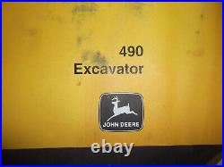 John Deere 490 Excavator Parts Manual Book Catalog Pc1973