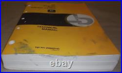 John Deere 490 Excavator Technical Service Shop Oper. & Test Manual Book Tm1302