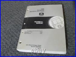 John Deere 490E Excavator Operation & Test Technical Service Manual TM1504
