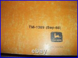 John Deere 490d 590d Excavator Technical Service Shop Op Test Manual Book Tm1389