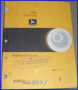 John Deere 490e Excavator Parts Manual Book Catalog Pc2325