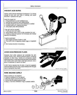 John Deere 495d Excavator Repair Service Manual