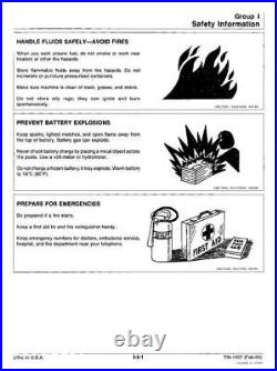 John Deere 495d Excavator Repair Service Manual