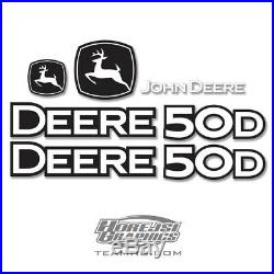 John Deere 50D 50-D Mini Excavator Premium Vinyl Decal Kit Equipment Decals