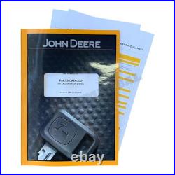 John Deere 50d Excavator Parts Catalog Manual Sn 275000- +! Bonus