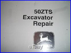 John Deere 50zts Excavator Technical Service Repair Shop Book Manual Tm-1818