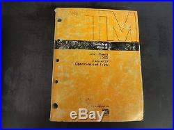 John Deere 595D Excavator Technical Manual TM-1444, TM-1445 & Parts Catalog