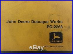John Deere 595D Excavator Technical Manual TM-1444, TM-1445 & Parts Catalog