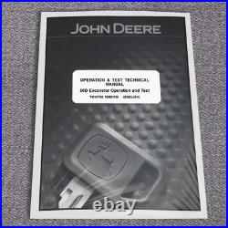 John Deere 60D Excavator Operation & Test Service Manual TM10760