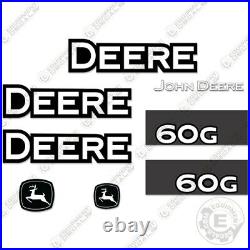 John Deere 60G Mini Excavator Decals Equipment Decals 60-G Compact 60 G