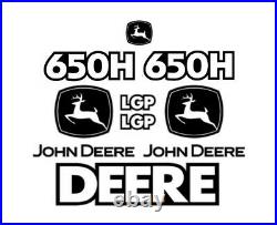 John Deere 650H LGP Decals Stickers Kit Set JD OE Crawler Dozer Bull 650 H