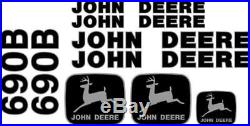 John Deere 690B Excavator Decal Set JD Decals
