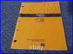 John Deere 690B Excavator Owner Operator Manual OM-T114476 B7