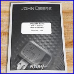 John Deere 690ELC Excavator Owners Operators Manual OMT162125