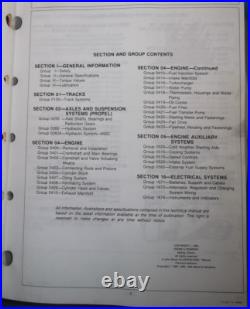 John Deere 690c Excavator 693c Buncher Technical Service Shop Repair Manual Book