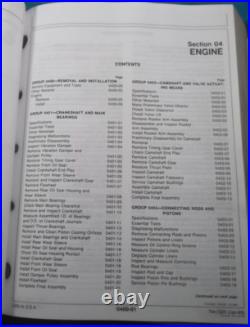 John Deere 690c Excavator 693c Buncher Technical Service Shop Repair Manual Book