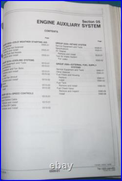 John Deere 690c Excavator 693c Buncher Technical Service Shop Repair Manual Book