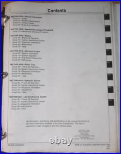 John Deere 690e LC Excavator Technical Service Shop Op Test Manual Book Tm1508