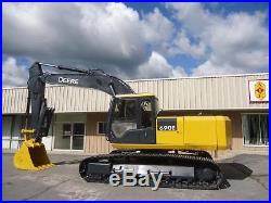 John Deere 690e LC Hydraulic Excavator Trackhoe With Thumb Auxiliary Hydraulics