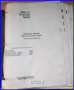 John Deere 690e-lc Excavator Technical Service Shop Repair Manual Tm1509 Oem