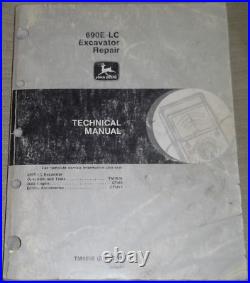 John Deere 690e-lc Excavator Technical Service Shop Repair Manual Tm1509 Oem