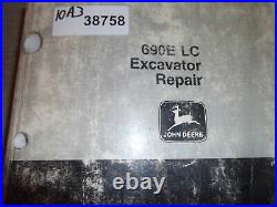 John Deere 690e-lc Excavator Technical Service Shop Repair Manual Tm1509 Oem