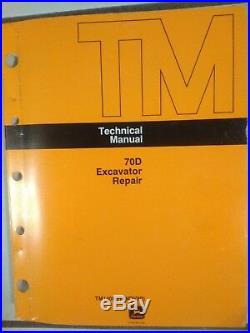 John Deere 70D Excavator Technical Component Repair Shop Manual TM1408