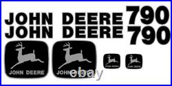 John Deere 790 Excavator Decal Set Tractor JD Stickers 3M Vinyl