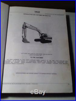 John Deere 790D Excavator and 793D Feller-Buncher Parts Catalog OEM