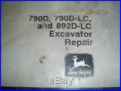 John Deere 790d-lc 892d-lc Excavator Technical Service Shop Repair Manual Tm1396