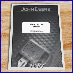 John Deere 80C Excavator Parts Catalog Manual PC9084