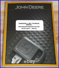 John Deere 85D Excavator Operation & Test Service Manual TM10754