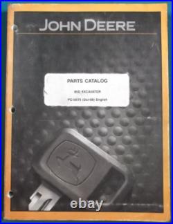 John Deere 85d Excavator Parts Manual Book Catalog Pc10075