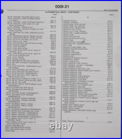 John Deere 85d Excavator Parts Manual Book Catalog Pc10075