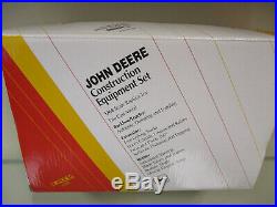 John Deere Backhoe/Loader, Excavator & Skidder 3-Piece Set by Ertl 1/64th Scale