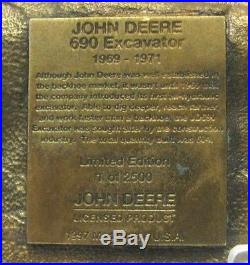 John Deere Dubuque Works 690 Hyd Excavator 1997 Belt Buckle jd Ltd Ed 1 of 2500