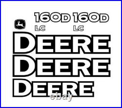 John Deere Excavator 160D LC Decals Stickers Kit Set JD OE Tracks 160 D LC