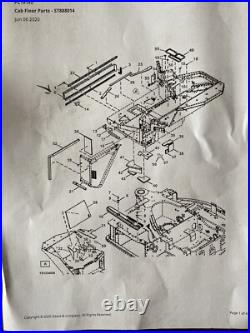 John Deere Excavator Cab Floor Parts Cover FYD0000413