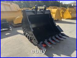 John Deere, Hitachi 230/240/250/270/290/300, 60in, 7 teeth, 90mm Pins, HD bucket