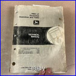 John Deere JD 790E-LC EXCAVATOR TECHNICAL OP & TESTS SERVICE SHOP MANUAL, TM1506 John Deere JD 790E-LC EXCAVATOR TECHNICAL OP & TESTS SERVICE SHOP MANUAL, TM1506