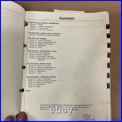 John Deere JD 790E-LC EXCAVATOR TECHNICAL OP & TESTS SERVICE SHOP MANUAL, TM1506