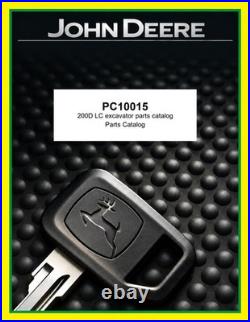 John Deere PC10015 200D LC excavator parts catalog